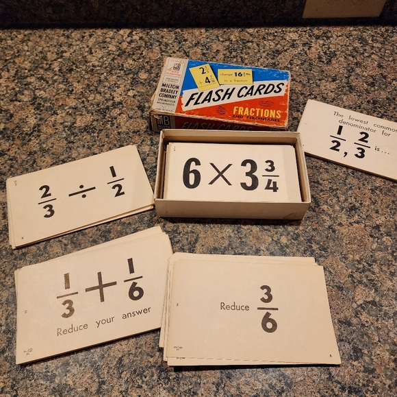 1957 Milton Bradley Co Flash Cards - Picture 3 of 5